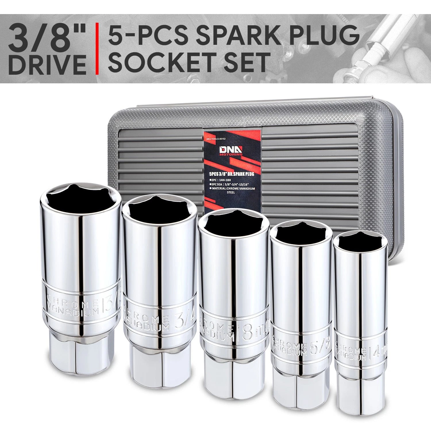 3/8" Sae Metric Drive 6-point Spark Plug Impact | Built Supply Co