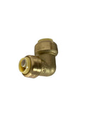 XFITTING 1/2" x 3/8" Push Fit Reducing Elbow - 100 Pack