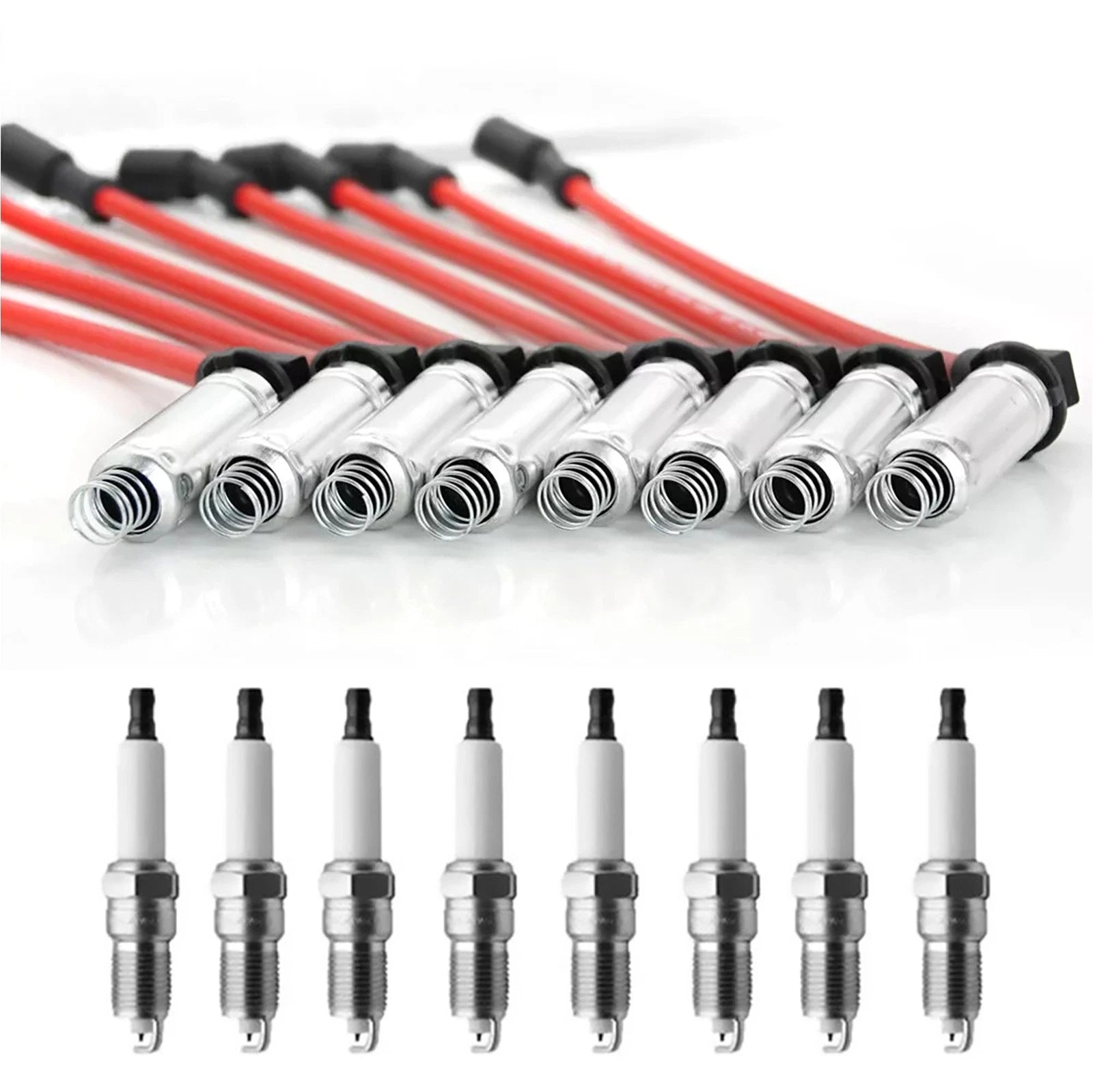 Spark Plugs W/wires Set For Chevrolet Avalanche | Built Supply Co