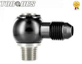 An -8 (8an ) Banjo Adapter to 3/8" Npt Stainless Steel Banjo Bolt