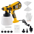 Cordless High Pressure Paint Sprayer Electric HVLP Spray Gun Kit 600-800W 1200ML