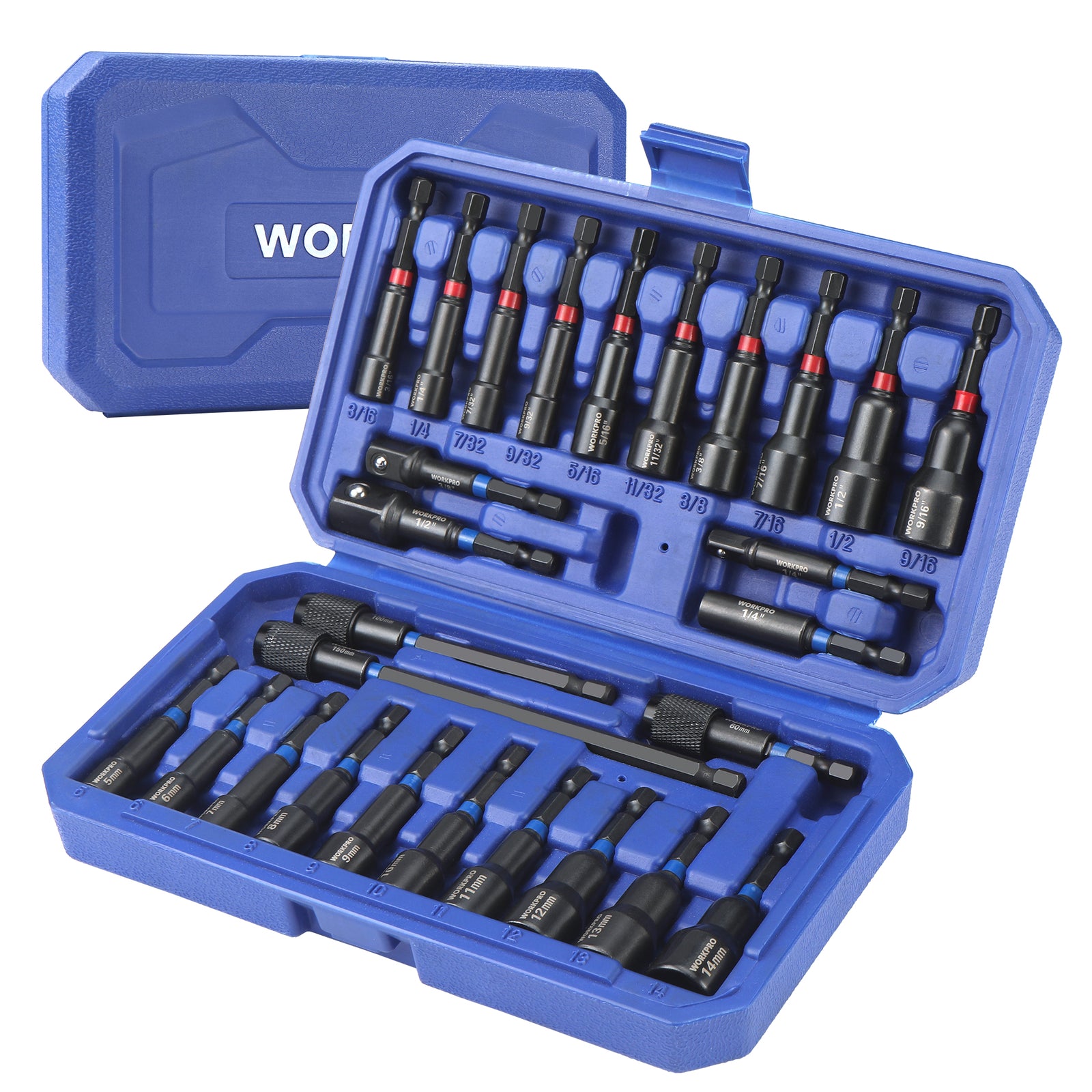 WORKPRO 27PCS Magnetic Nut Driver Set by WORKPRO