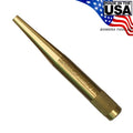 Wilde Solid Brass Tapered Punch 1/4" x 4"
