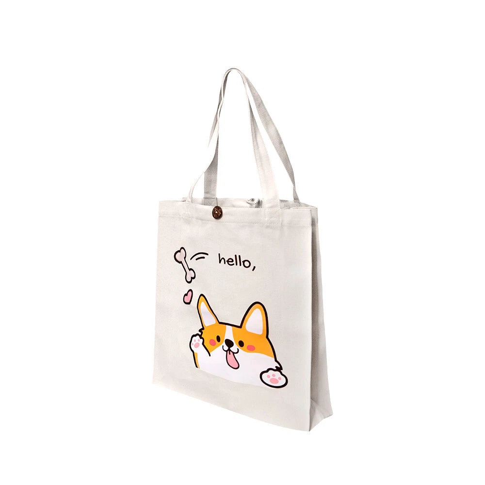 14"l X 15"h Economical Cotton Tote Bag,lightweigh<wbr/>t Reusable