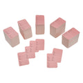 Set Of Pink Large Perforated Label Card Coupon Price Tag