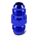 8an An-8 Male Straight Coupler Adapter Flare Blue Gas/Oil/H20 Anodized
