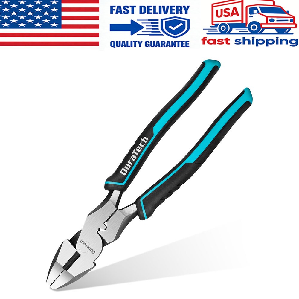 DURATECH 9.5'' High Leverage Lineman Plier by DURATECH