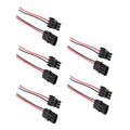 5pairs Female +Male Assembled Connector Adapter Plug Components For