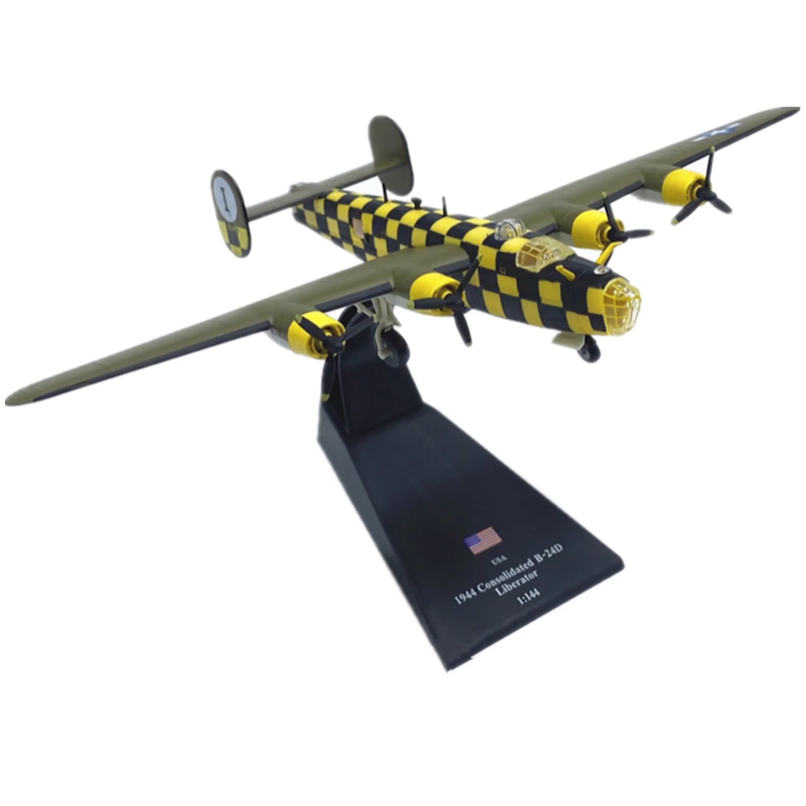 1:144 Usa Wwii B-24d Liberator Bomber Alloy Plane Aircraft Model