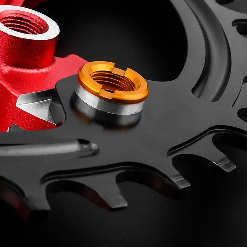 Bicycle Chainring Bolt Washers With Spacers For Single Double Speed