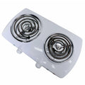 Portable Double Electric Burner 1500W 120V - 60hz, Non-slip Feet