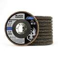 4-1/2" x 7/8" Black Hawk Zirconia Flap Discs T29 4.5" Sanding &amp; Grinding Wheels