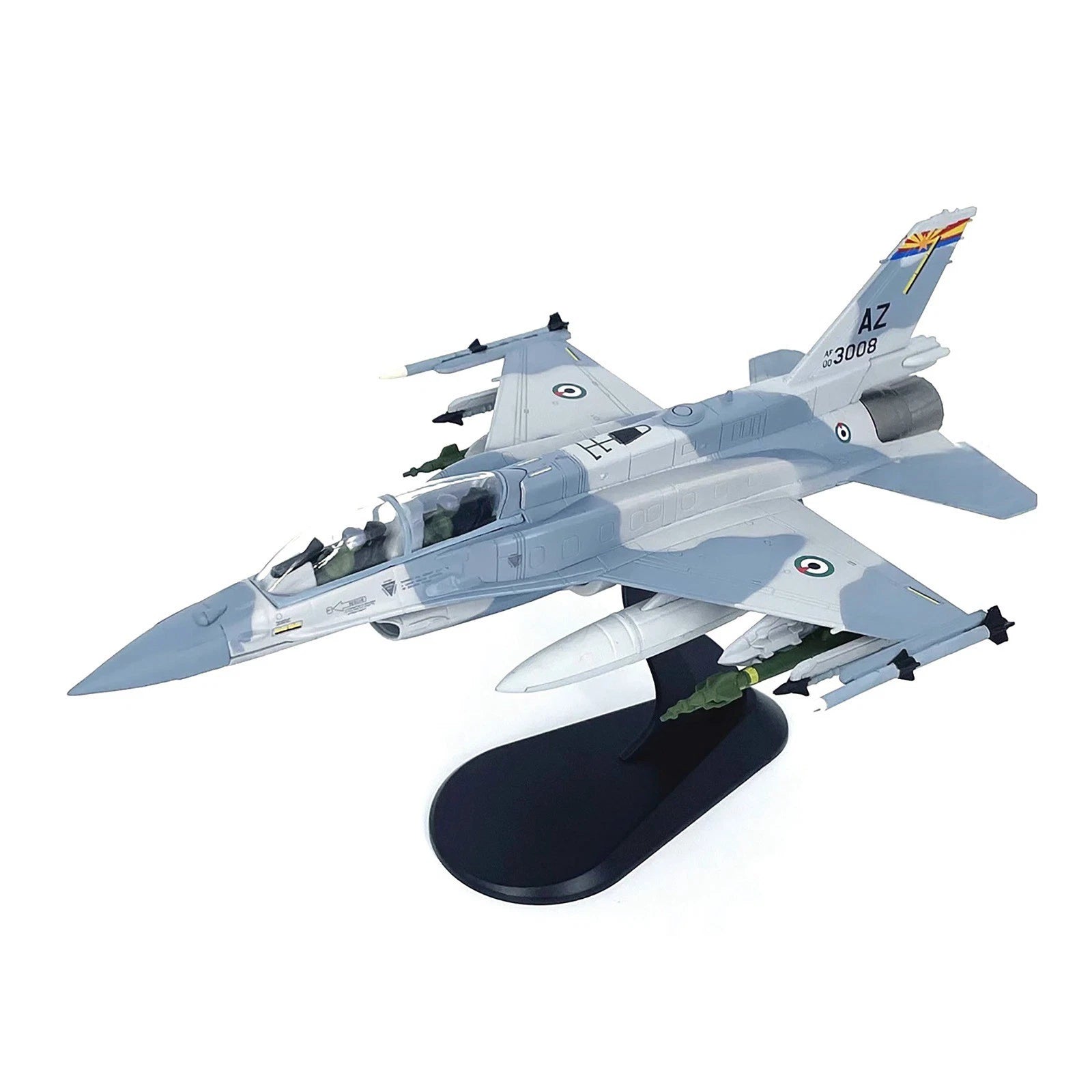 20cm Diecast Alloy 1/72 Scale Uae Air Force F-16f | Built Supply Co