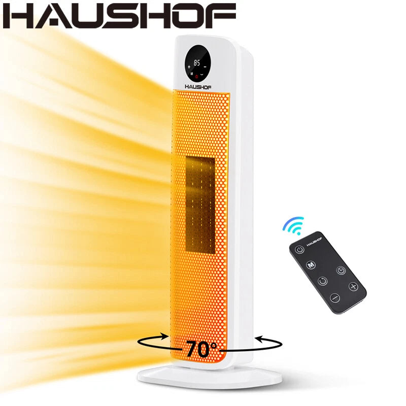 Haushof Tower Space Heater Touch Remote Control 1500W Digital Ceramic