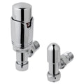 Eastbrook Biava Angled TRV & Lockshield Valve