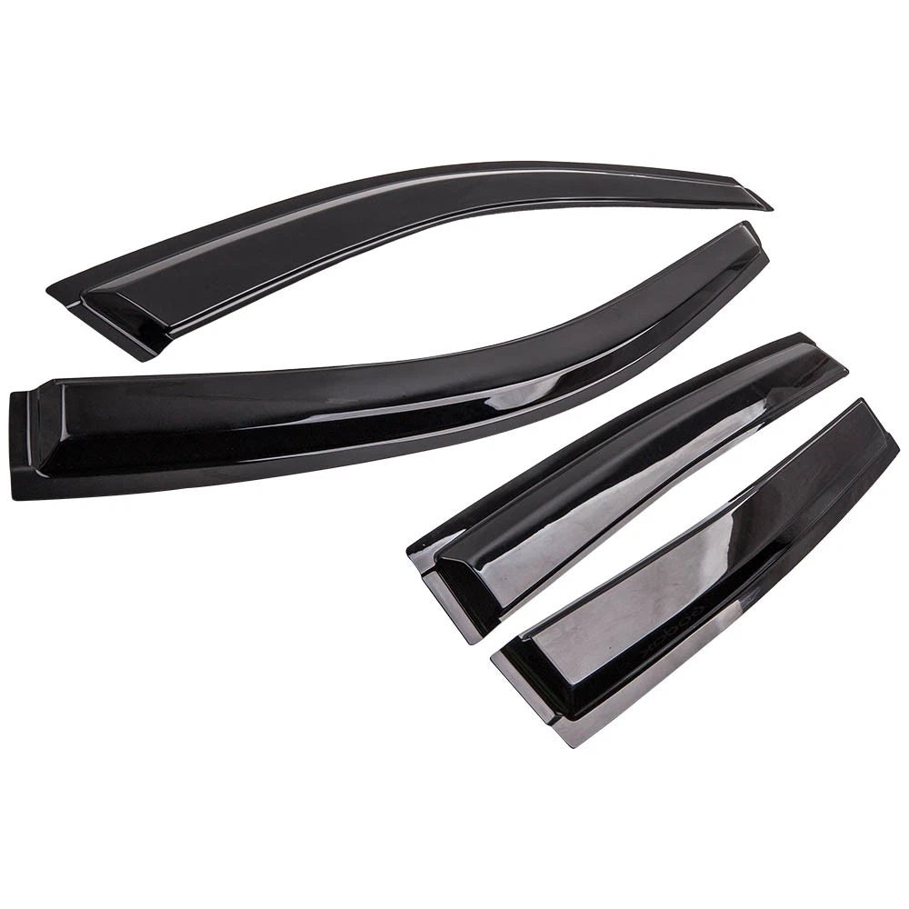 4x Smoke Window Visor Sun Rain Guard Vent Shade for Honda CRV 2007-08-09-10-<wbr/>11