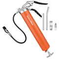 ValueMax Heavy Duty Grease Gun Kit 6000 PSI 14oz Load w/Flexible Hose Rigid Pipe