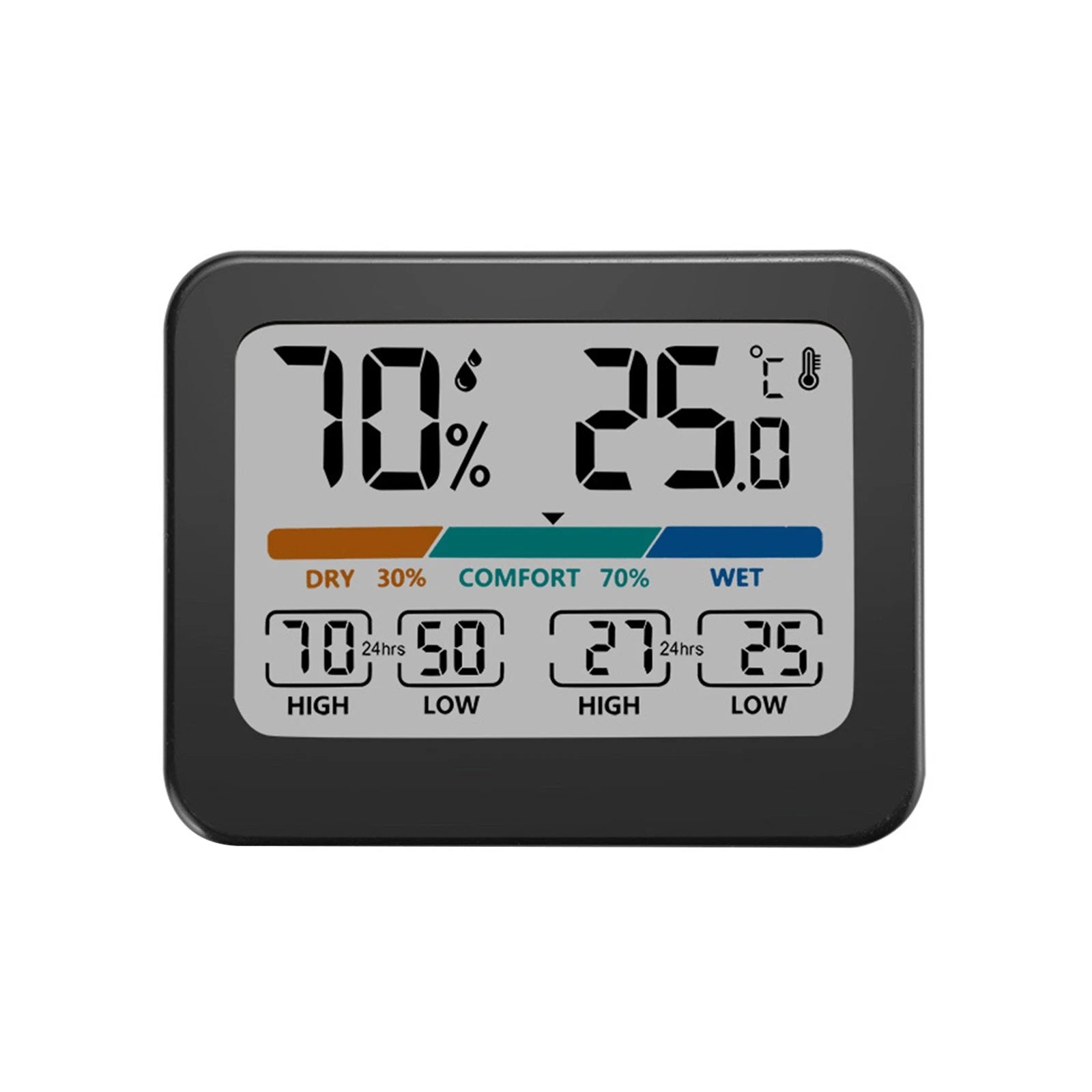 Digital Home Thermometer Hygrometer With Max Min Records And Comfort