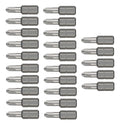 Vessel 25pc Drywaller Insert Impact Bits