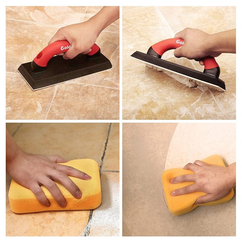 Goldblatt 4"x12" Molded Rubber Grout Float by Goldblatt