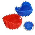 Rubber Gauge Protectors For 70mm Manifold For Gauges Red Blue Pack Of