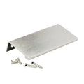 2 Pack Rok 3-5/32" Finger Edge Pull Stainless Steel Door Drawer