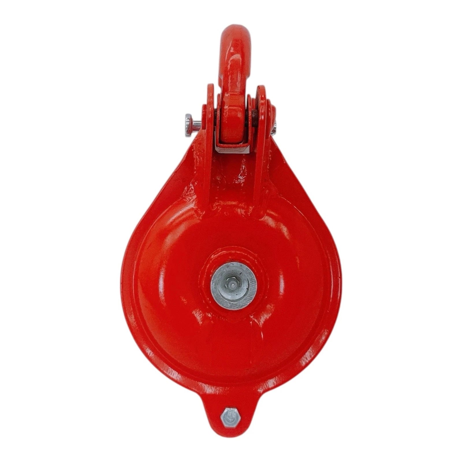 Single Sheave Snatch Block Pulley With Shackle - 1 Ton (2,200 Lbs Wll)