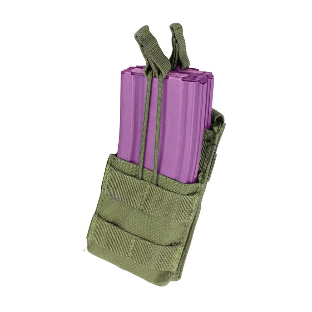 Molle Pals Modular Single Stack Bungee Open Top Magazine Mag Pouch-od