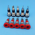 Brass 4mm Banana Female Chassis Panel/mount Binding Post Connector