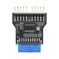 Motherboard 19pin To Dual 9pin Adapter Usb 3.0 19pin Female Interface