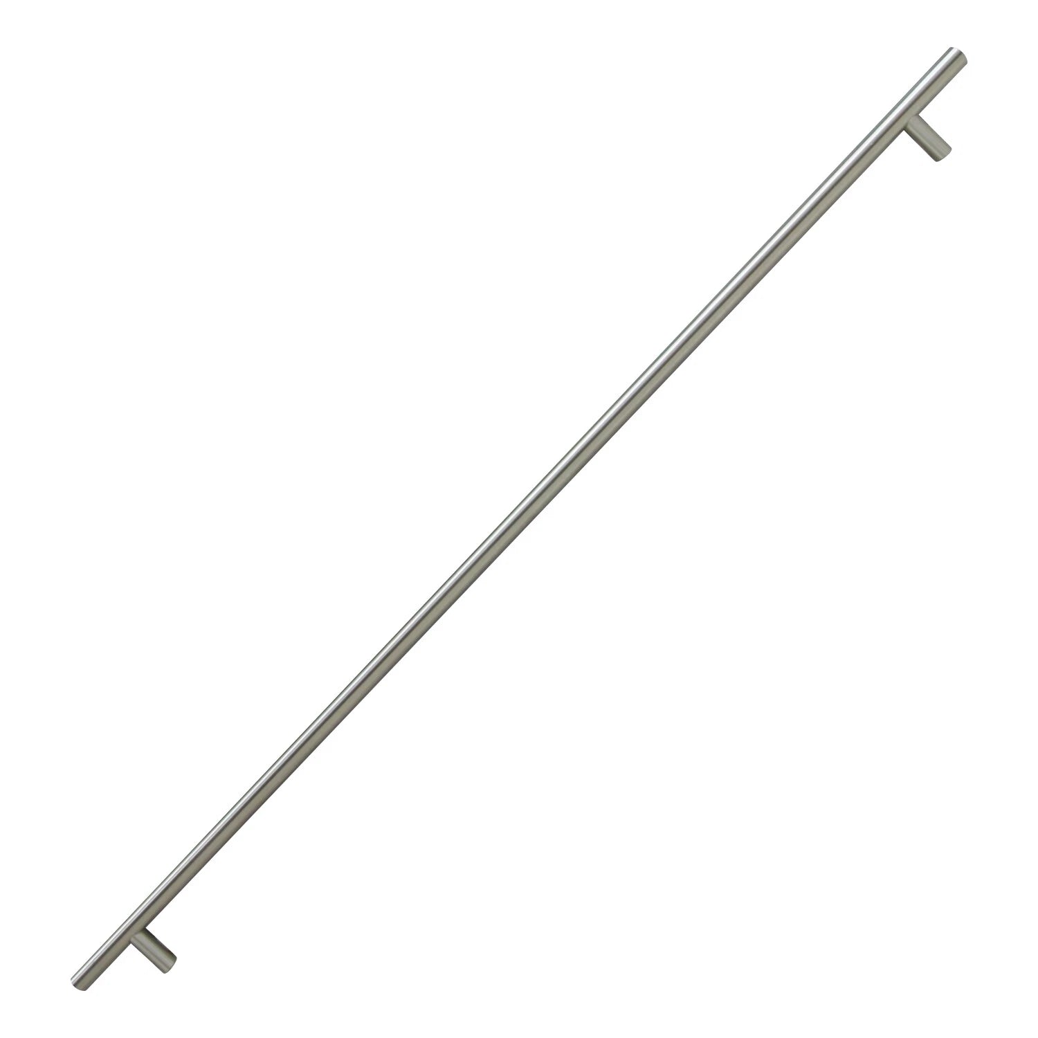 Contemporary Euro Style 22-1/8" Hole Centers 25-1/4" Long Brushed