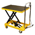330 Lb Hydraulic Table Lift Cart 9'' To 28'' Lift Mobile Jack Cart