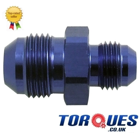 AN -12 (AN12) to AN -8 (AN8) Straight Reducer Adapter