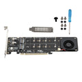 Pcie 4.0 Ph44 Plus Ssd Expansion Split Card Raid 0 Mode Supports 4