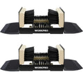 WORKPRO 2 PACK Boot Brush Scrubber Outdoor Shoe Scraper Cleaner Brush Extra Wide