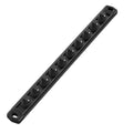 Magnetic Socket Organizer 3/8" Drive Aluminum Alloy Socket Rail 10 Clips
