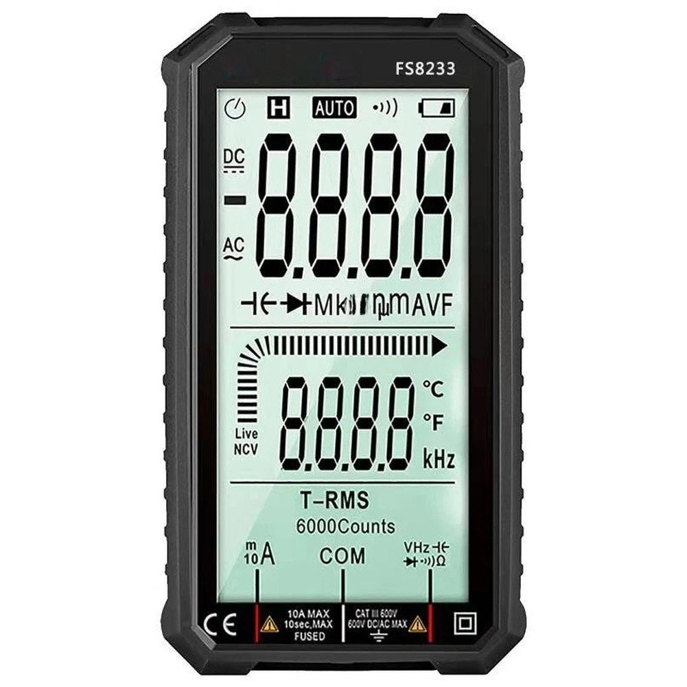 Professional Digital Multimeter Full Screen 4.7 Inch Auto Ranging Ncv