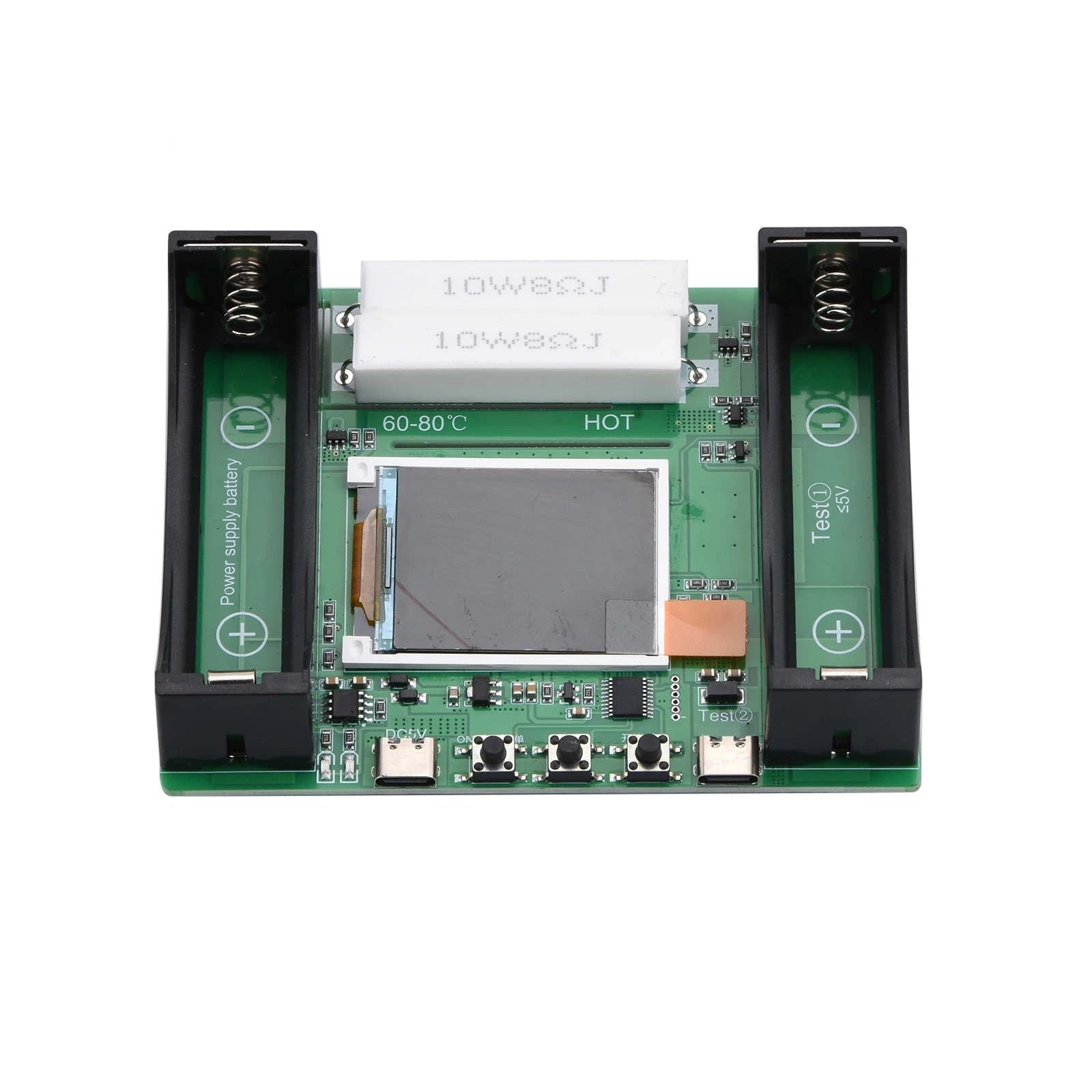 Dc 5V 18650 Battery Capacity Tester Internal Resistance Detector Auto