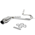 Fit 89-91 Civic Ed Sedan 4"oe Round Muffler Tip | Built Supply Co