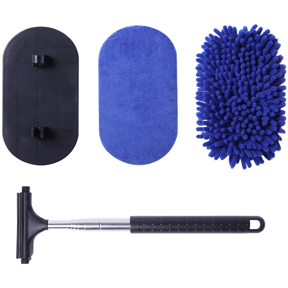 3 In 1 Car Windshield Wiper Brush With Extendable Telescopic Handle