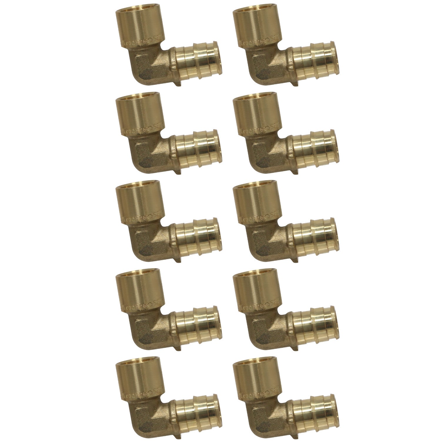 XFITTING 1/2" Pex A Female Sweat Elbow 10 Pack