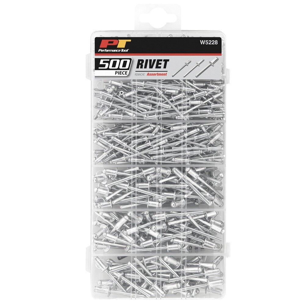 Performance Tool Aluminum Rivet Assortment Set by Performance Tool