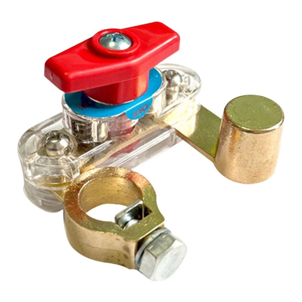 Cut-off Power Switch Plastic And Copper Construction Knob Style Design