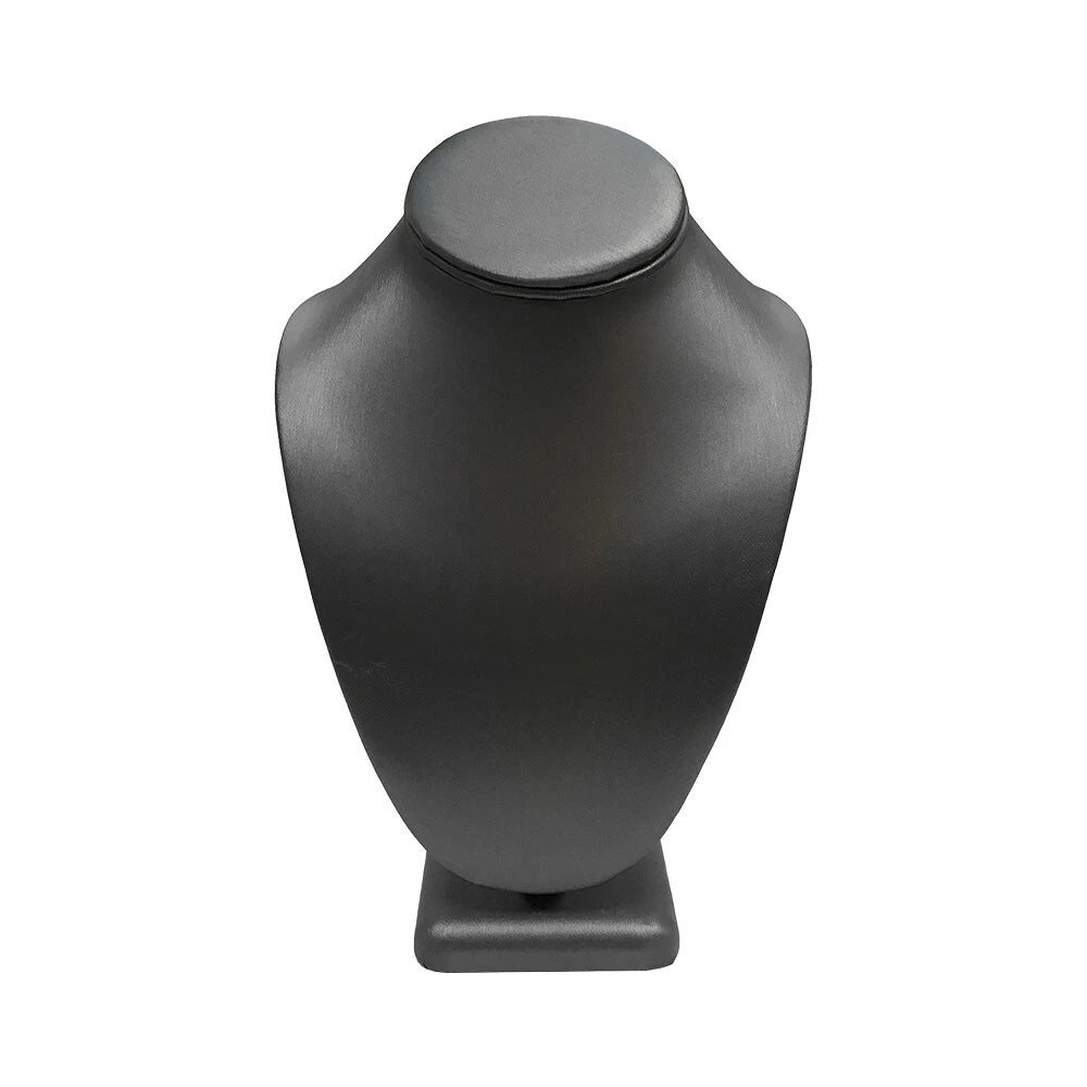 Display Fixture Showcase Slate Gray Leatherette Necklace Stand