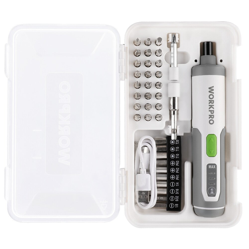 WORKPRO 20V Cordless 7 Speeds Brushless Dual Action Polisher Kit by WORKPRO