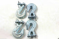 4-Pack 1/4" Clevis Set Chain Hook