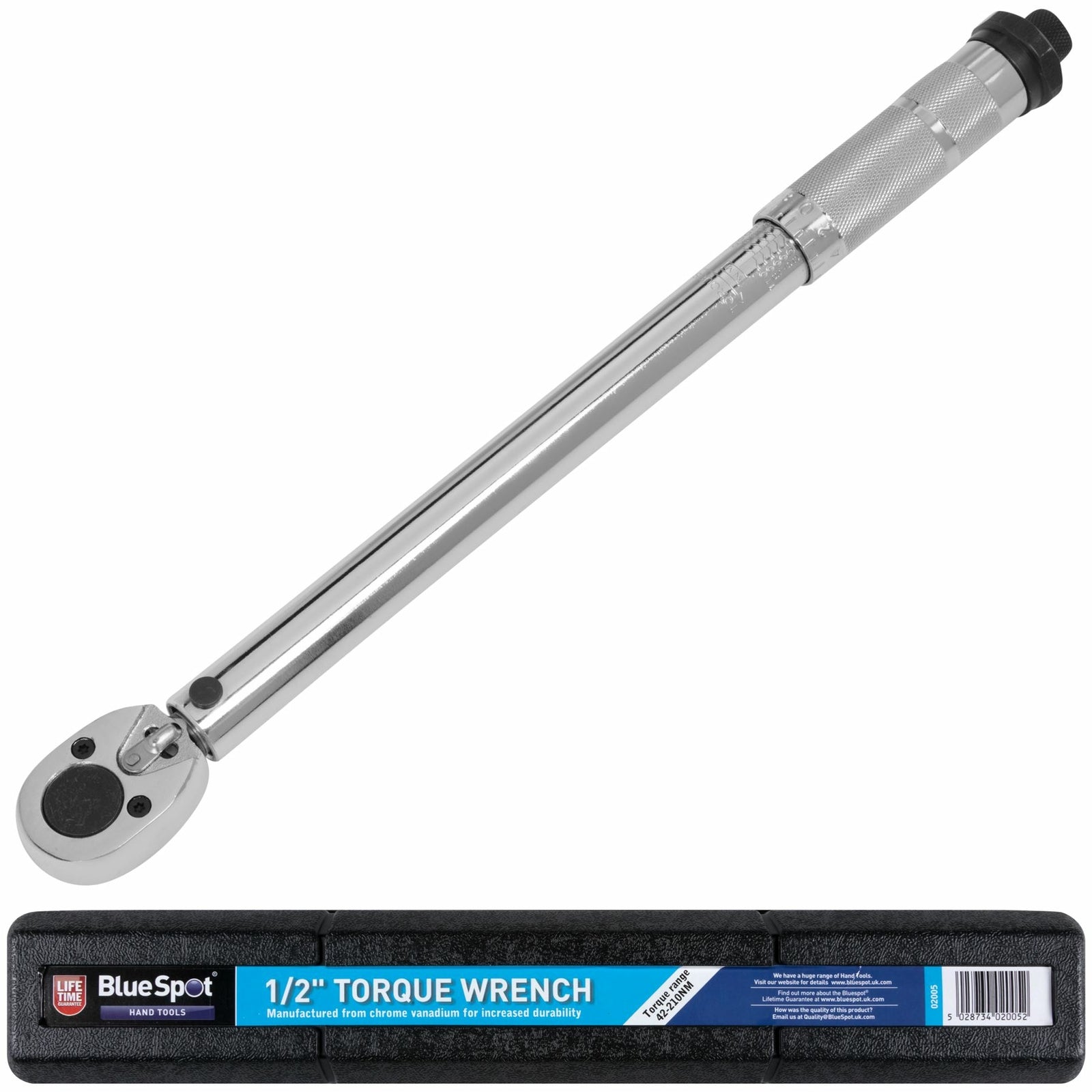 BlueSpot Adjustable Torque Wrench 42 - 210Nm 1/2" by BlueSpot