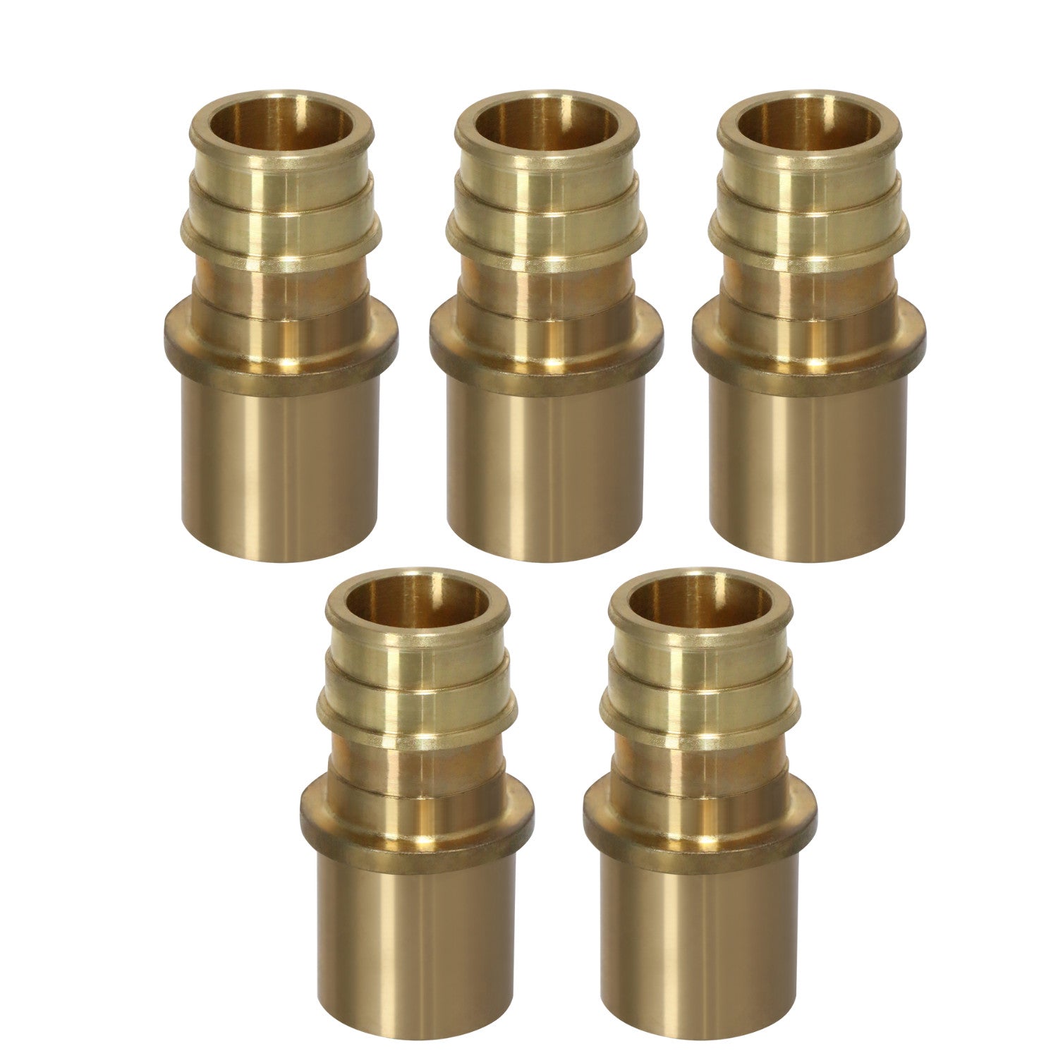 XFITTING 3/4" Pex A x 3/4" Male Sweat Adapter - 5 Pack