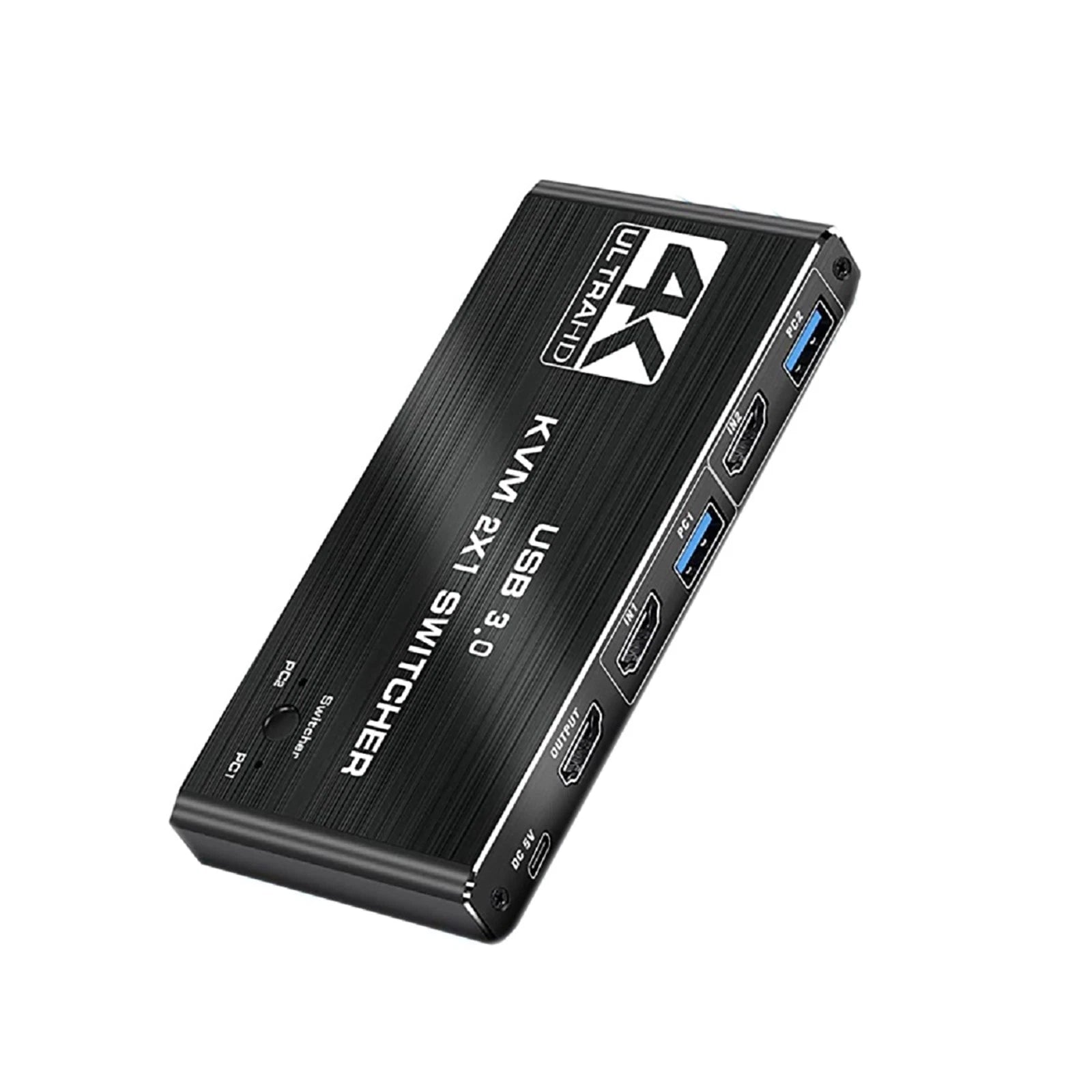 4k/60hz 2 In 1 Out Hdmi 2.0 Kvm Usb Switch Usb 3.0 Kvm Switcher For