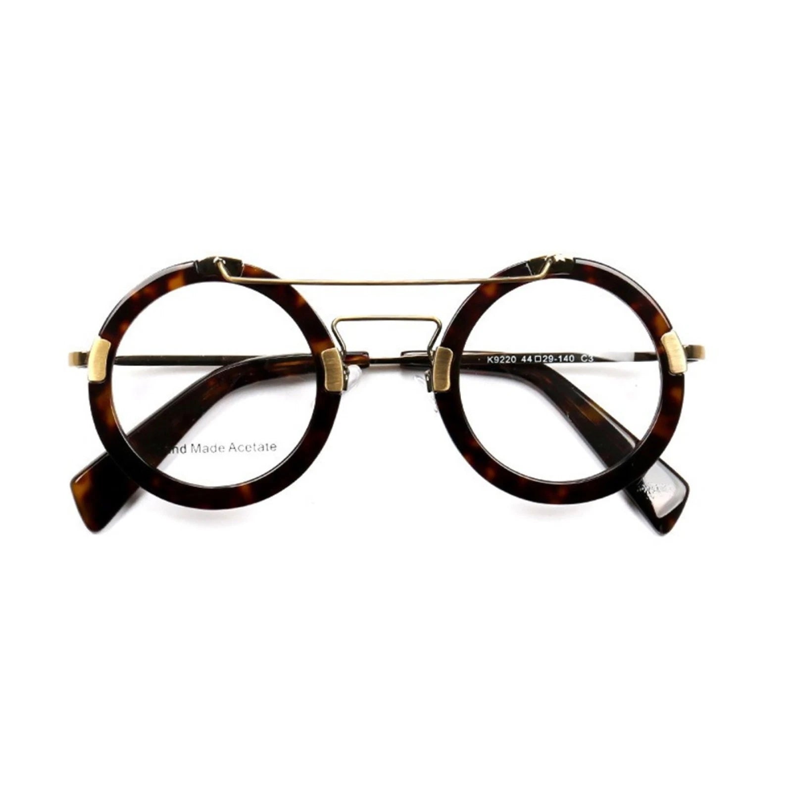 Vintage Fashion 44mm Round Eyeglasses Frames Eyewear Retro Glasses